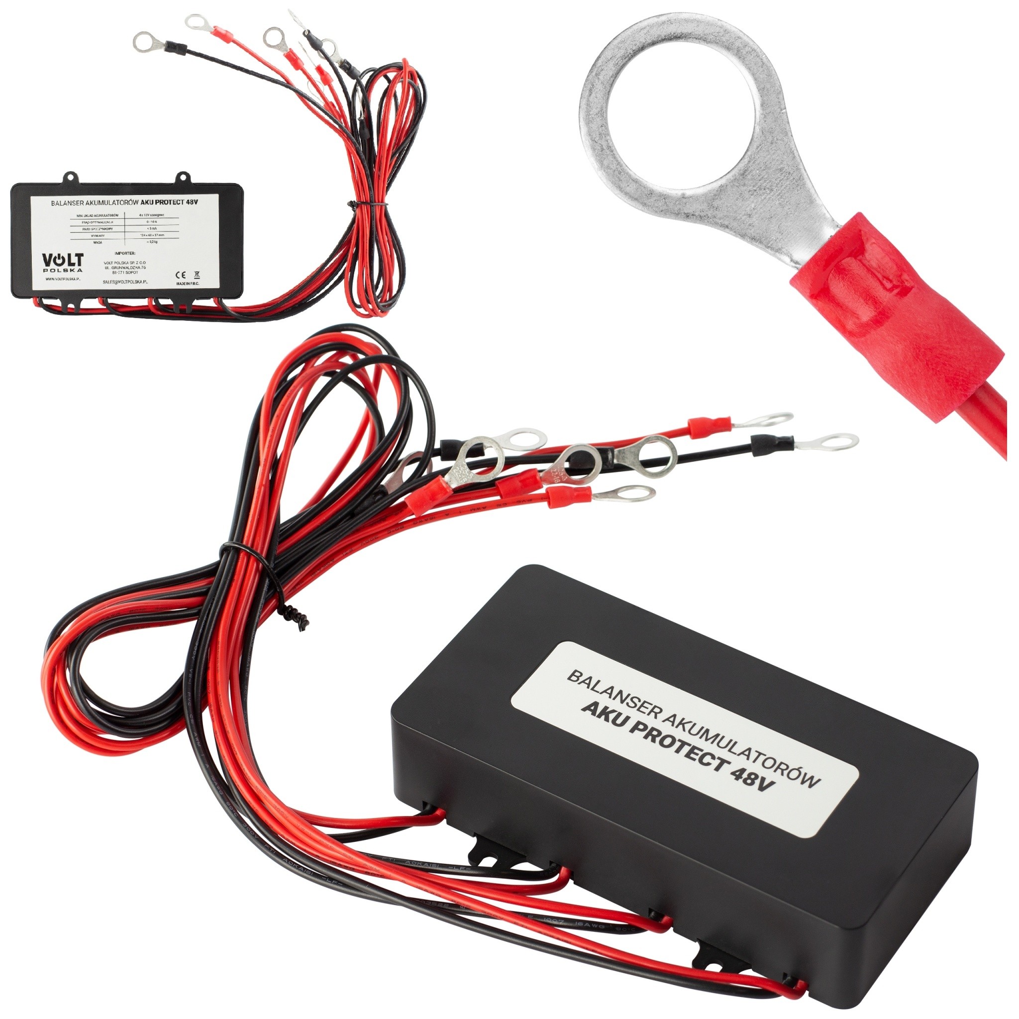 Echilibrare si protectie 4 baterii de 12v in serie BALANCER AKU PROTECT 48V